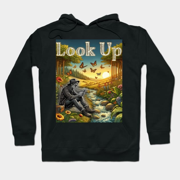 Look Up 2 - Drop the screen and see beauty Hoodie by Boffoscope